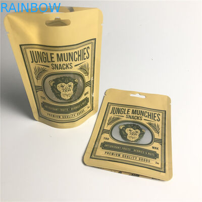 PA 1.5C AL 0.7C Matowe torby do pakowania przekąsek Stand Up MPET