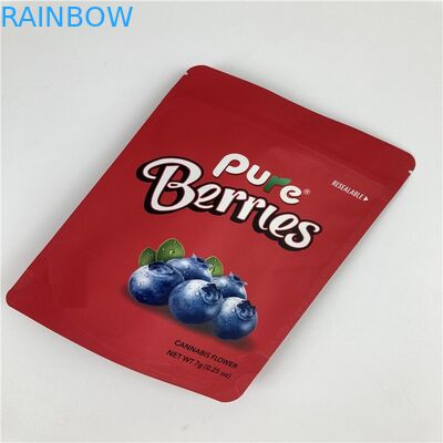 ISO BOPP VMPET Zip Lock Food Pouch wklęsły na nasiona 3,5 g