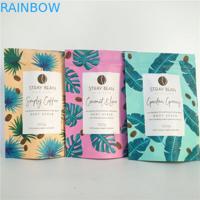 Matowa torba do pakowania soli do kąpieli OPP vmpet 100g 200g Folia aluminiowa Mylar Pouch