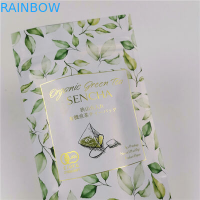 CMYK ISO VMPET Torebka na herbatę z folii aluminiowej 120mic MOPP Stand Up Zipper Bag