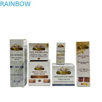 SGS CMYK Papierowe pudełka do pakowania kosmetyków 2 uncje 60 ml 30 ml tłoczenie folią