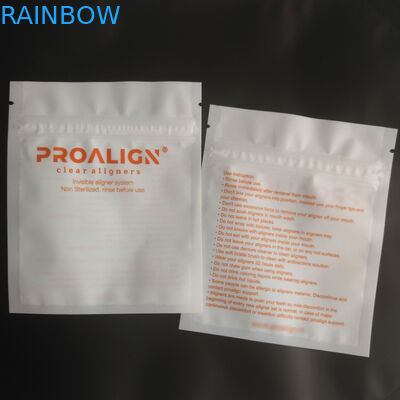 Zęby Cmyk 120mic MOPP Plastikowe torby do pakowania Wklęsłodruk z jedną stroną