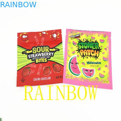 100mic CMYK 7g Folia aluminiowa Mylar Torba Pokrowiec Nasiona Kwiatów VMPET FDA