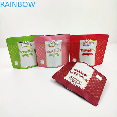 180mic 3.5g CMYK Mylar Cookie Packaging Pouch Druk wklęsły