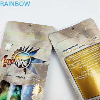 FSC BSCI CMYK Cookie Odporna na zapach torba 3,5g CBD Mylarowe woreczki do pakowania