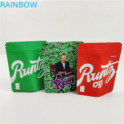 SGS 100mic CMYK Biodegradowalne torby odporne na zapachy Możliwość wielokrotnego zamykania VMPET MOPP