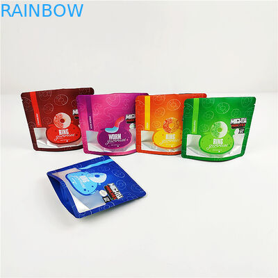 14g CBD SGS Odporne na zapach torby foliowe 80mic Gummy Mylar Packaging Bag