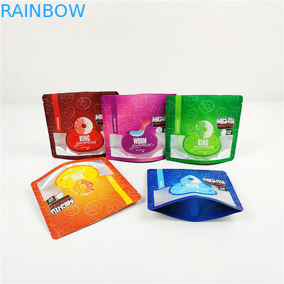 28g 80mic 1/4 uncji CMYK Mylar Torba do pakowania FSC Matte CBD Mylar Bag