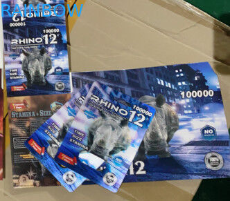 FX9000 R12 3d Paper Blister Card Plastikowe opakowanie blistrowe na pigułki erotyczne