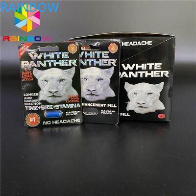 Super Panther 3D Blister MOQ 100 zestawów 350g Tektura do poprawy seksualnej