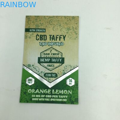 Niestandardowy nadruk 1g 3,5g recykling odporny na zapachy zamek gumowaty niedźwiedź CBD mały stojący jadalny 3,5g mylarowy worek na chwasty