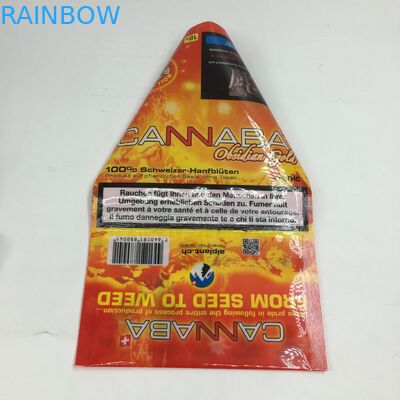 Kieszenie CBD Wrapper Płaskie ZIplock Torby do pakowania liści tytoniu w cygarach Plastikowe torby do pakowania Mylar