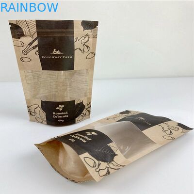 Digital Printed Stand Up Pouch Papier pakowy Torby odporne na zapach Opakowania do żywności Doypack z okienkiem
