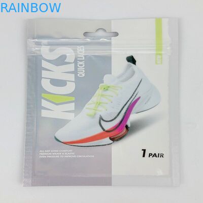 Wielokrotnego użytku Plastikowa mini torebka na suwak Torby do pakowania na buty Worek z trzema bocznymi uszczelkami na sznurowadła