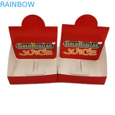 Niestandardowe logo Energy Drink Paper Counter Display Box Energy Bars Chocolate Protein Bars Packaging Boxes