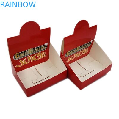 Niestandardowe logo Energy Drink Paper Counter Display Box Energy Bars Chocolate Protein Bars Packaging Boxes