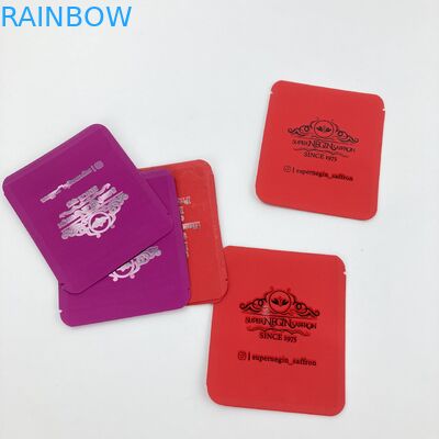 NISKI MOQ 500 sztuk jadalne torby mylarowe niestandardowe drukowane torby foliowe torby do pakowania żywności na suche krokusy szafranowe i herbatę