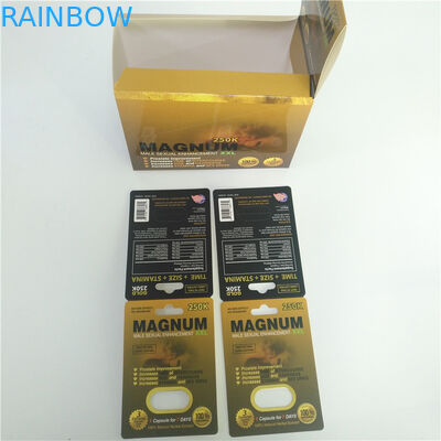 Karta opakowania Pantone Sex Pills Rhino 69 Karta opakowania soczewkowego 3D