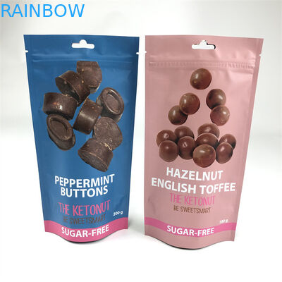 CMYK 110mic Zipper Stand Up Pouch Jadalne torby Mylar z konopi dla dzieci