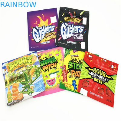 Matowe opakowanie z folii mylarowej 100mic CMYK Opakowanie VMPET CBD woreczek do pakowania