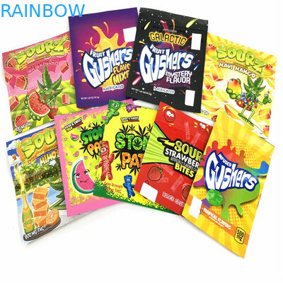 120mic CMYK Woreczek wielokrotnego użytku z zamkiem błyskawicznym Odporne na wyjście torby Mylar dla dzieci