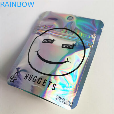 3,5g Cbd Herbal Incense Packaging Matte Glossy 12C VMPET Cbd Zipper Bag