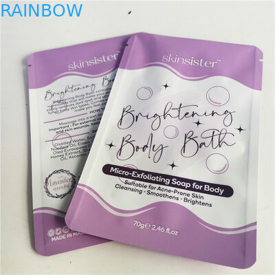 AL 0.7C 12C Laminowana torba na przekąski z możliwością wielokrotnego zamykania SGS MPET Kosmetyczna torba na suwak