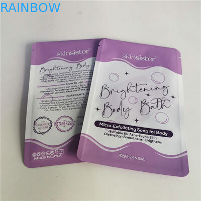 AL 0.7C 12C Laminowana torba na przekąski z możliwością wielokrotnego zamykania SGS MPET Kosmetyczna torba na suwak