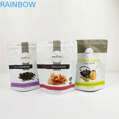 Gravure 120mic Laminowane stojące torby z hologramem VMPET MOPP Plastikowa torba do pakowania