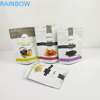 100mic CMYK Plastikowe woreczki do pakowania Cereal ISO Gravure Mylar Stand Up Pouch