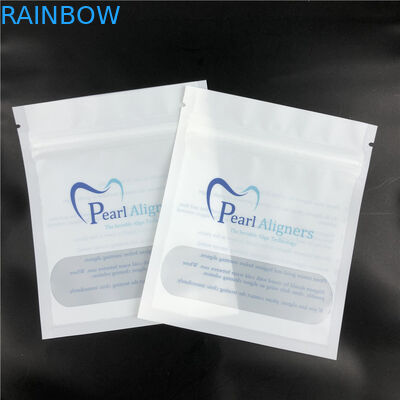 Aparaty ortodontyczne Pearl Aligners Mylar Zipper Bags See Through Kraft VMPET