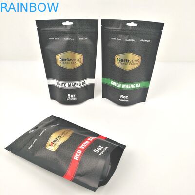 200g Vmpet 10C Laminowane plastikowe woreczki Opakowanie Czarny matowy mop