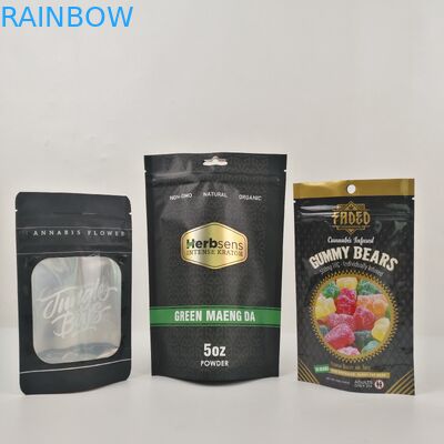 200g Vmpet 10C Laminowane plastikowe woreczki Opakowanie Czarny matowy mop