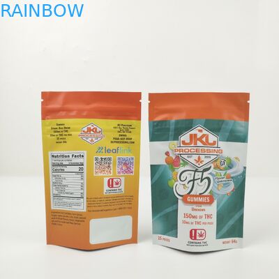 Matte Doypack 0,7c Al Stand Up Zipper Pouch Kompostowalna na przekąskę Bolsa