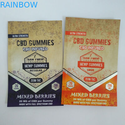 150mg THC CBD Sugar Doypack Cukierki Gummies Etui do pakowania Cukierki Gummies Packaging Etui