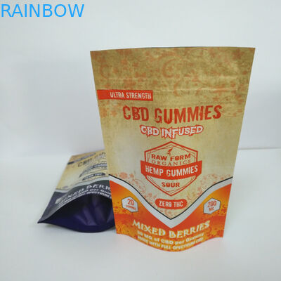 150mg THC CBD Sugar Doypack Cukierki Gummies Etui do pakowania Cukierki Gummies Packaging Etui