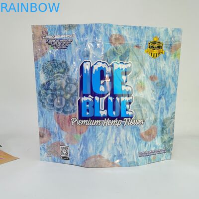 Niestandardowa drukowana trójstronna torebka na olej z liści tytoniu Ziołowe chwasty Torba na kapsułki z olejem CBD