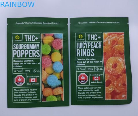 1g 4g 7g 10g Folia Aluminiowa Kumple Torba Do Pakowania Gumki CBD woreczek delta 8 Zapach Odporny Na Zamek Z Zamkiem Błyskawicznym