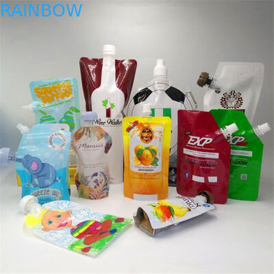 Plastikowa, odporna na płyny wylewka woreczki z mylaru hurtowo na sok żywność dla niemowląt herbata mleczna Opakowanie na żywność Opakowania na żywność