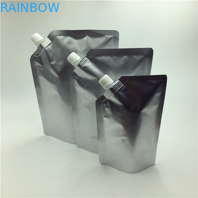 Osobisty dostosuj 1 litr płynnej torby stojącej matowy nadruk etykieta wylewka oleju nasion woreczek