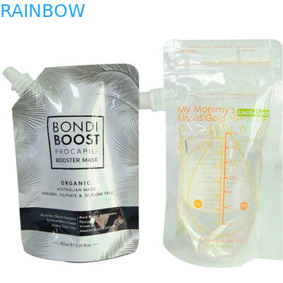 CMYK Pantone worek na wylewkę 240mic wklęsły woreczek z wylewką stojącą