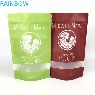 Ziplock Opakowanie Plastikowe Organiczne Niestandardowe Pakiety Woreczek Matcha Ziołowe Suche Owoce Mieszane Warzywa Chipsy Opakowania Plastikowa Torba
