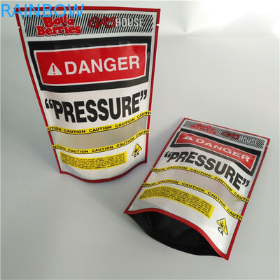 Jadalne Matowa torba aluminiowa Mylar Odporny na zapach Runtz 7g 35g CMYK Gravure