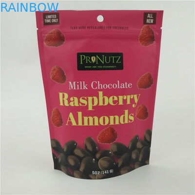 VMPET CMYK Jadalne plastikowe woreczki Zgrzewane na gorąco Czekoladowe Orzechy Chips 1.2C