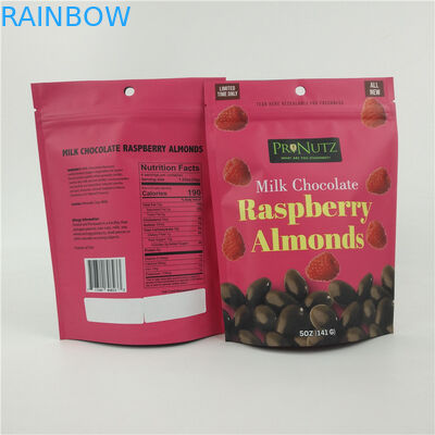 VMPET CMYK Jadalne plastikowe woreczki Zgrzewane na gorąco Czekoladowe Orzechy Chips 1.2C