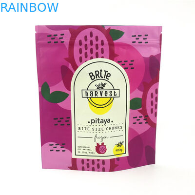 VMPET CMYK Plastikowa torebka stojąca MOPP z ziplock Juicy Fruit Gummy Chips