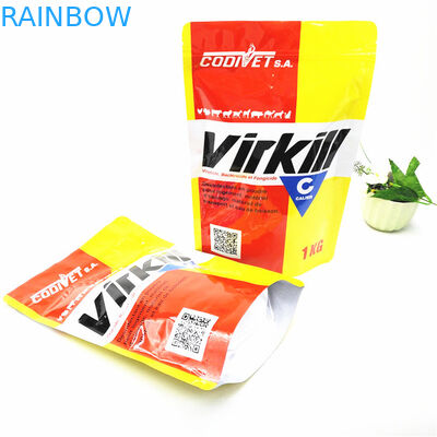 CMYK MOPP Plastikowe woreczki odporne na zapach Popcorn Stand Up 110mic