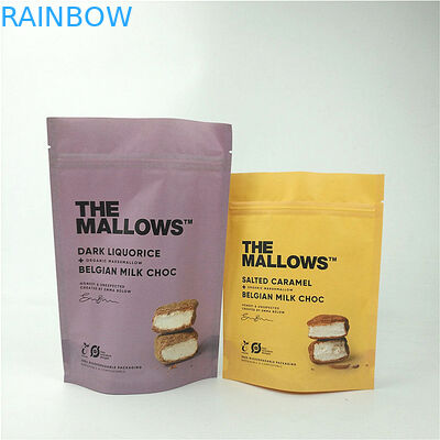 Przekąski Papier pakowy z czekoladą mleczną Stand Up Pouch Laminowany MOPP PET PE