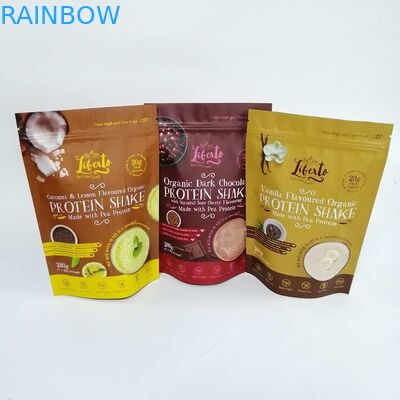 Laminowana folia aluminiowa VMPET Stand Up Bag Plastikowa torba na suwak z mylaru Odporna na wilgoć