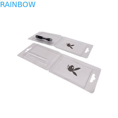 Plastikowe opakowanie z małżem małżowym z wkładką do blistra na papieros